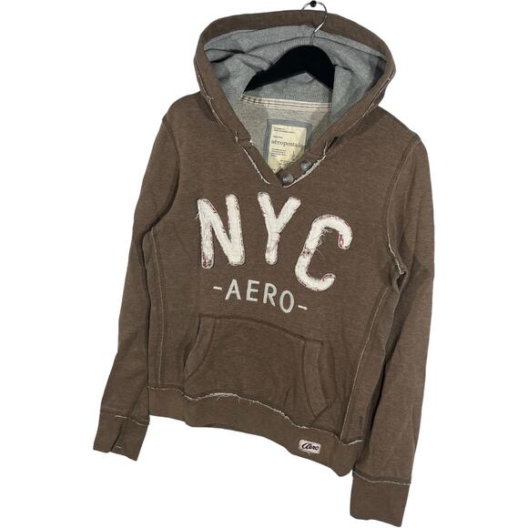 Women's Aeropostale NYC Pullover Hoodie - Picture 4 of 8